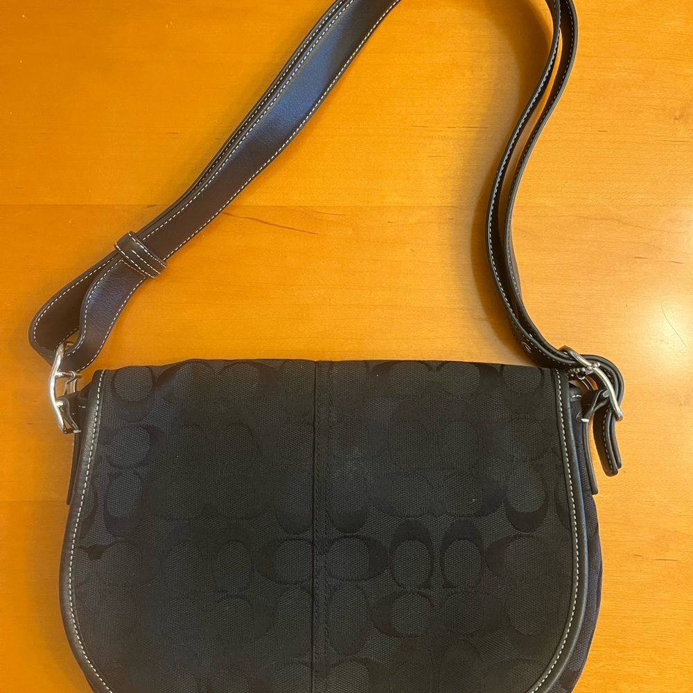 Coach Black Shoulder Bag